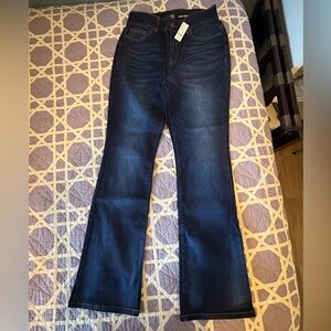 New York & Company Blue Boot Cut Jeans Retro Style